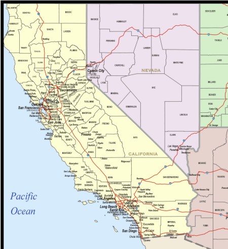 SOUTHWEST USA REGION MAP COUNTY COLOR Download To Your Computer southwest-usa-region-map-county-color-download-to-your-computer
